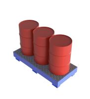 Задерживающий резервуар для 3 бочек в ряд 275х1800х800