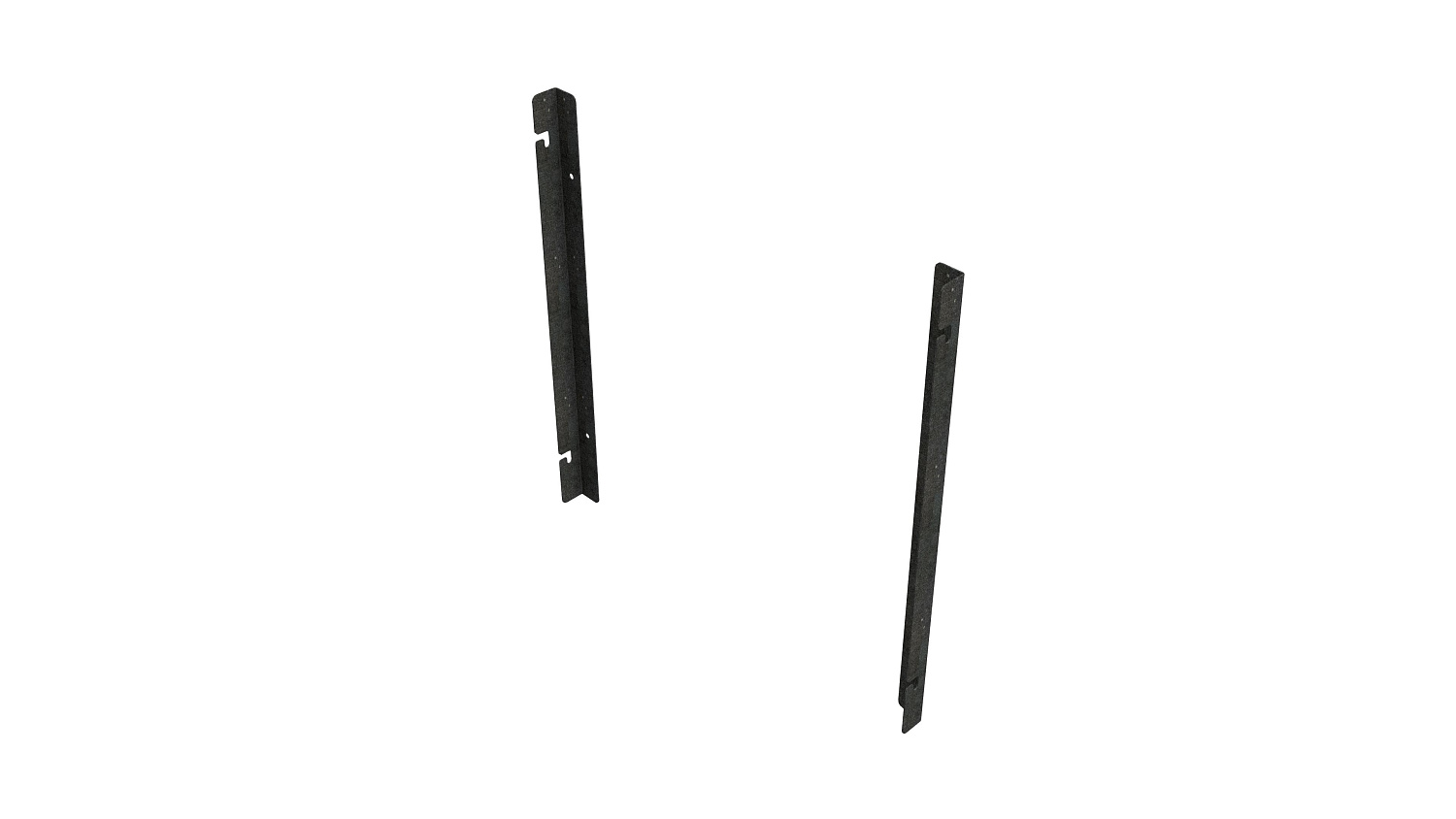 Комплект кронштейнов для крепления экрана на стену RAL7016