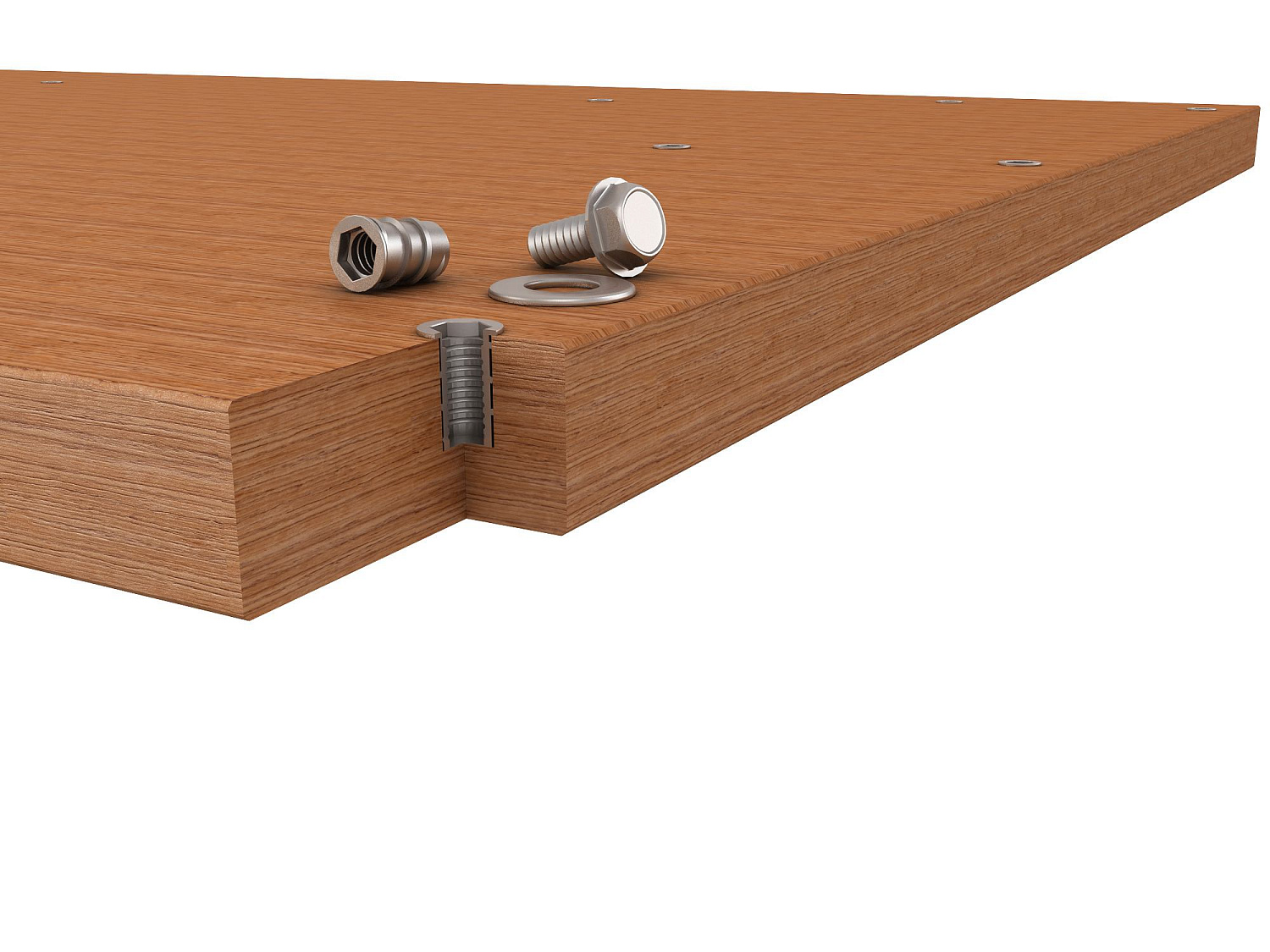 Столешница из фанеры 40 мм (ширина 1310 мм)