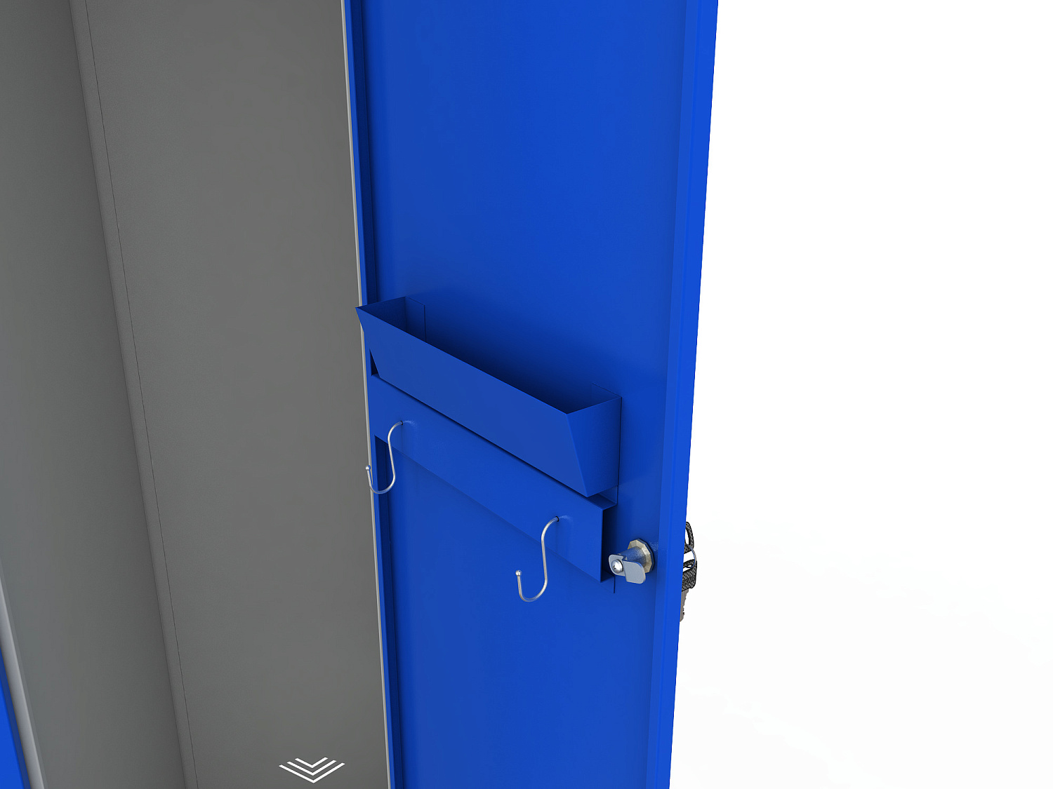 Шкаф гардеробный металлический COMFORT 2000/22 (800)