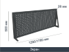 Верстак SMART 1280.1-1.P.1.d верстак слесарный металлический SMARTSMART 1280.1-1.P.1.d