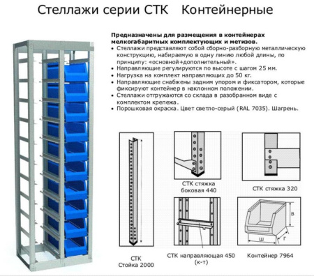 СТК направляющая 450 (к-т)